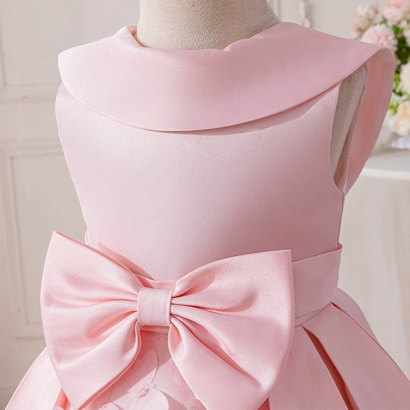 Luxury Party Dress with Bow