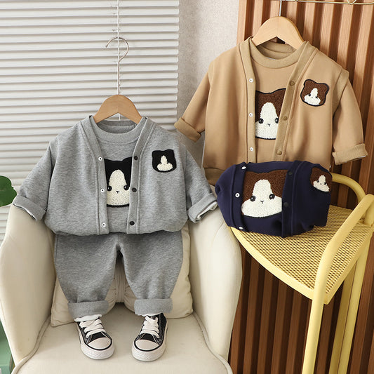 Boys' Winter 3-Piece Set Bear