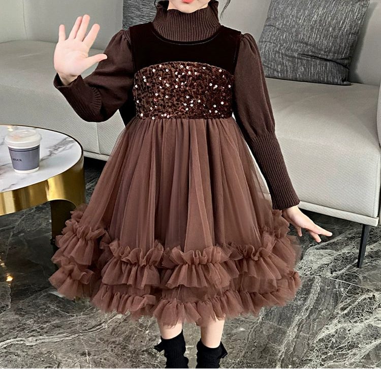 Children's Sequin and Tulle Dress