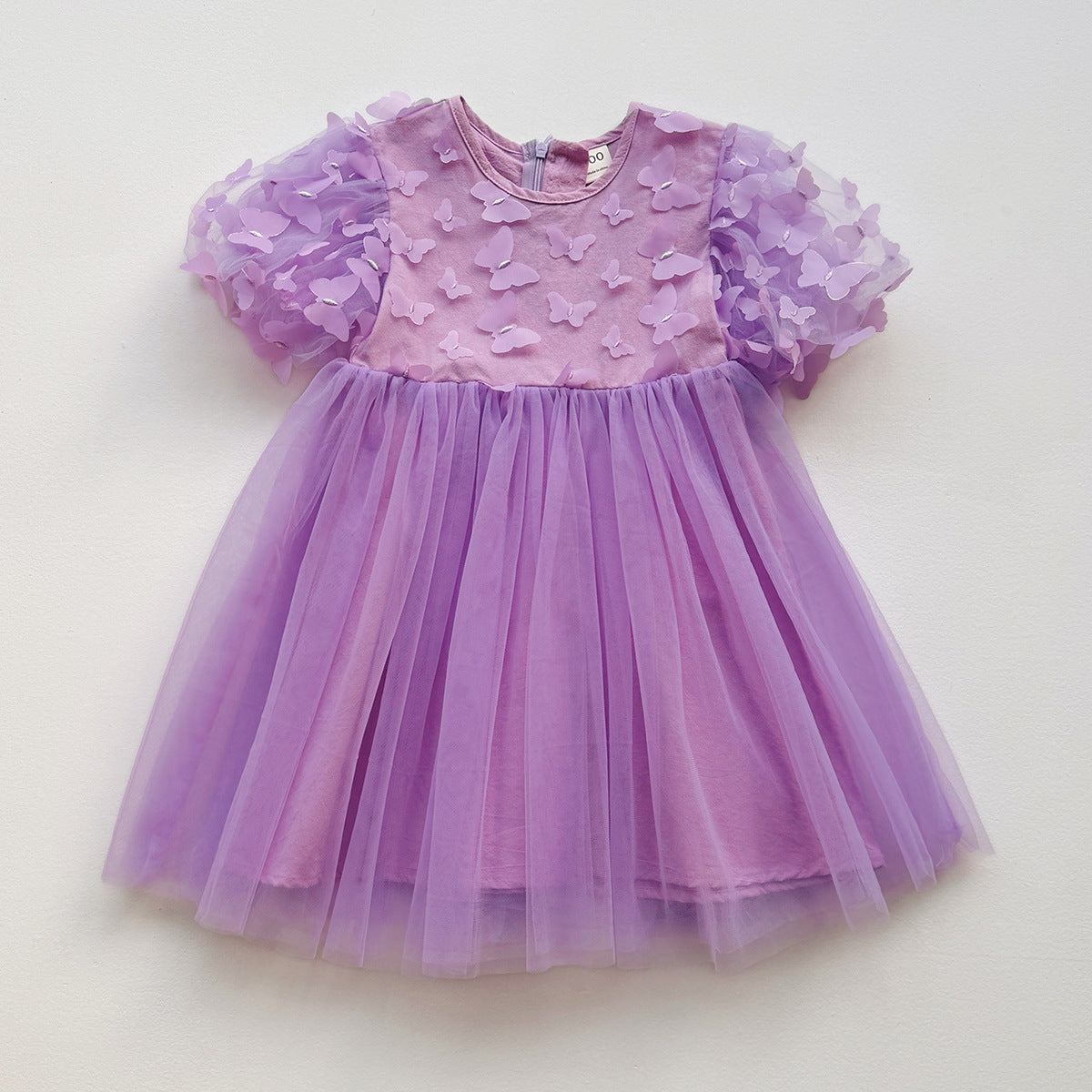 Children's Tulle Dress with Butterflies
