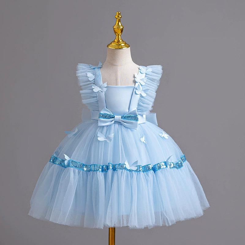 Tulle Party Dress with Bows
