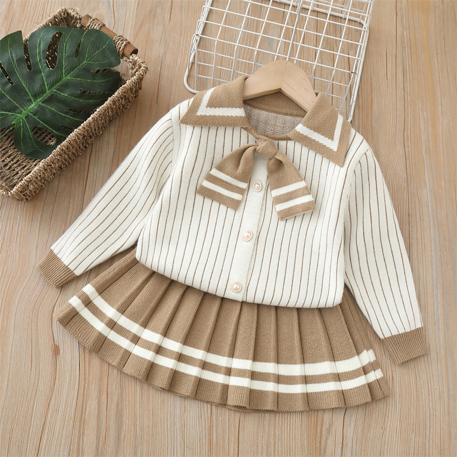 Children's Set for Women's Knitting Stripes