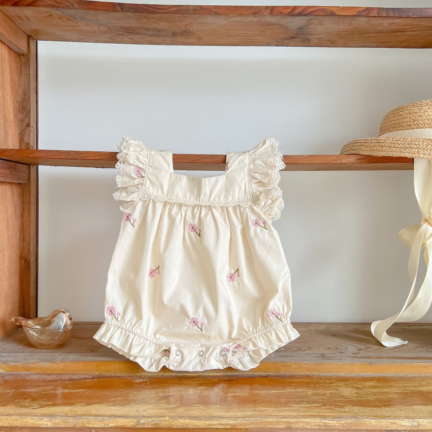 Girls' Flower Bodysuit