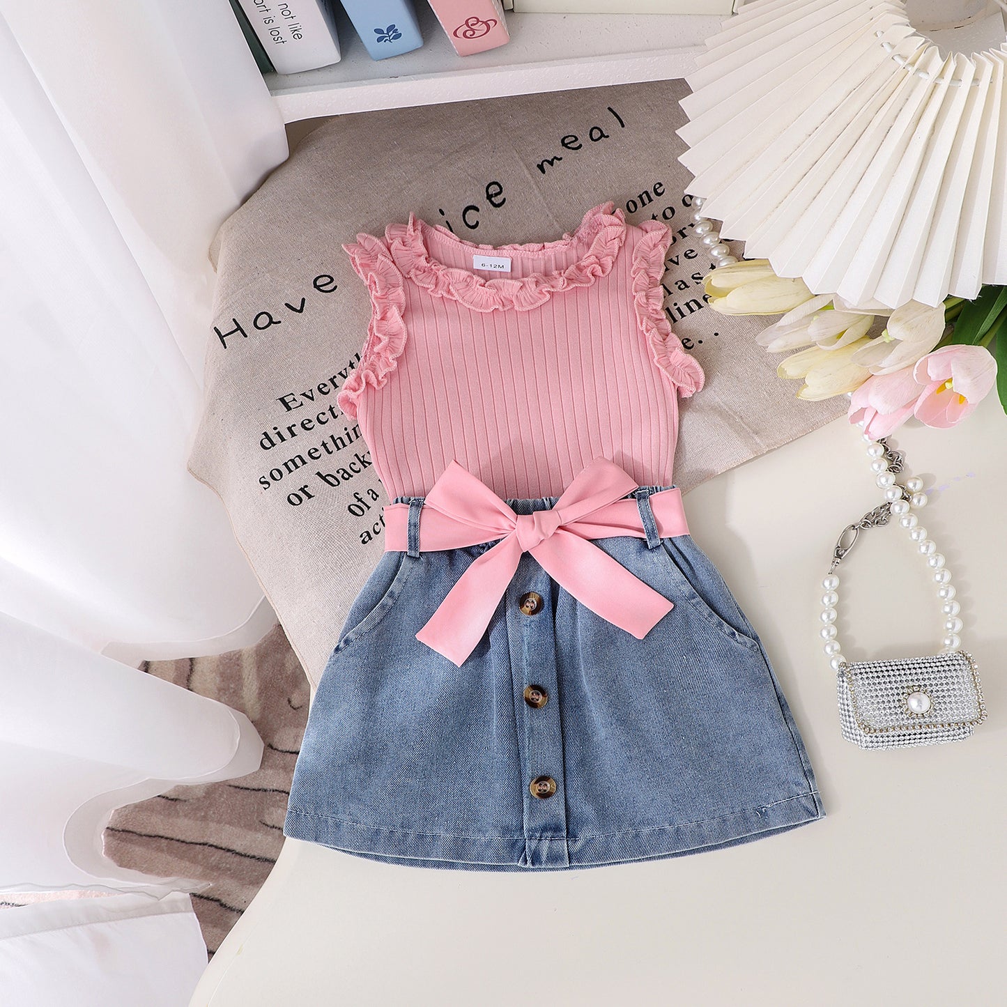 Girls' Summer Skirt Set