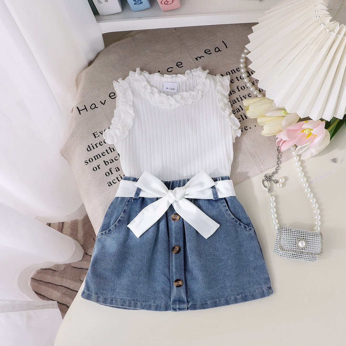 Girls' Summer Skirt Set