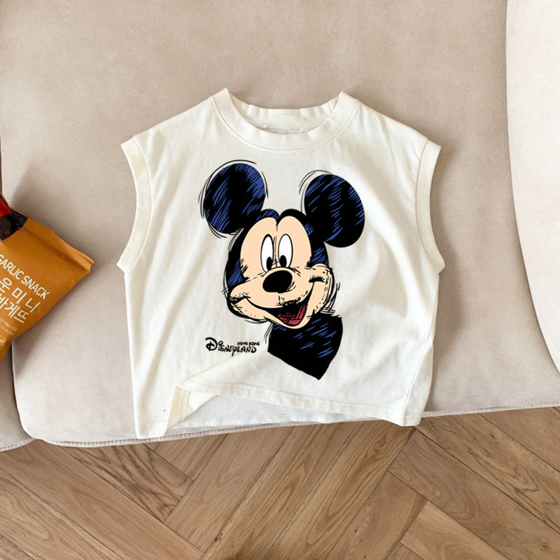 Camiseta de verano infantil de Mickey