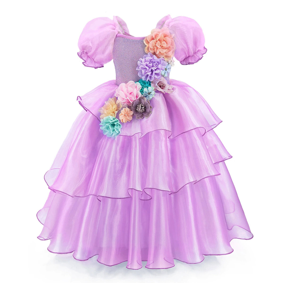 Flowers Children's Party Dress