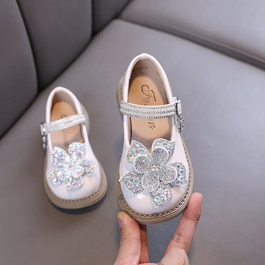 Shiny and Pearly Girls' Shoes
