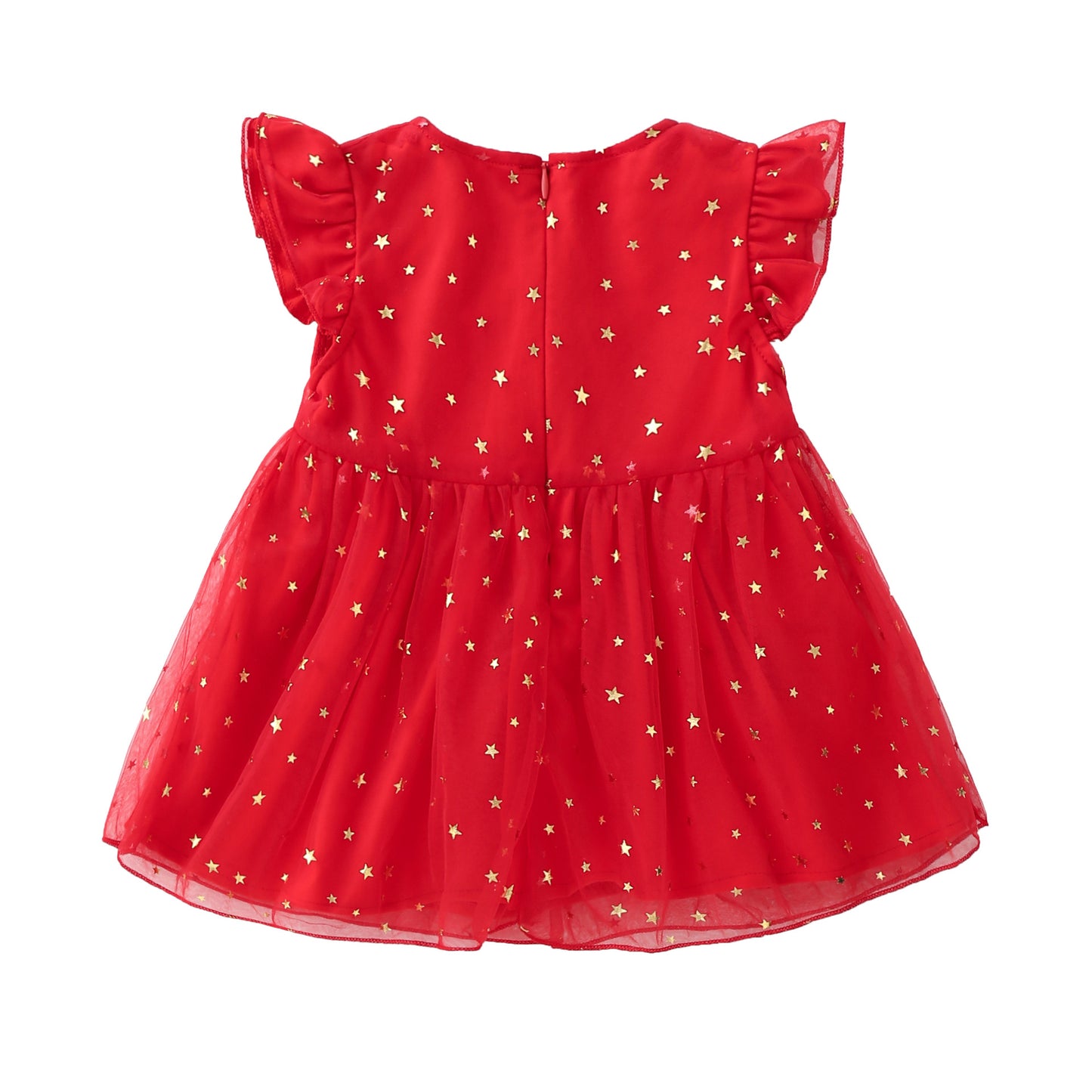 Vestido rojo infantil Estrellitas