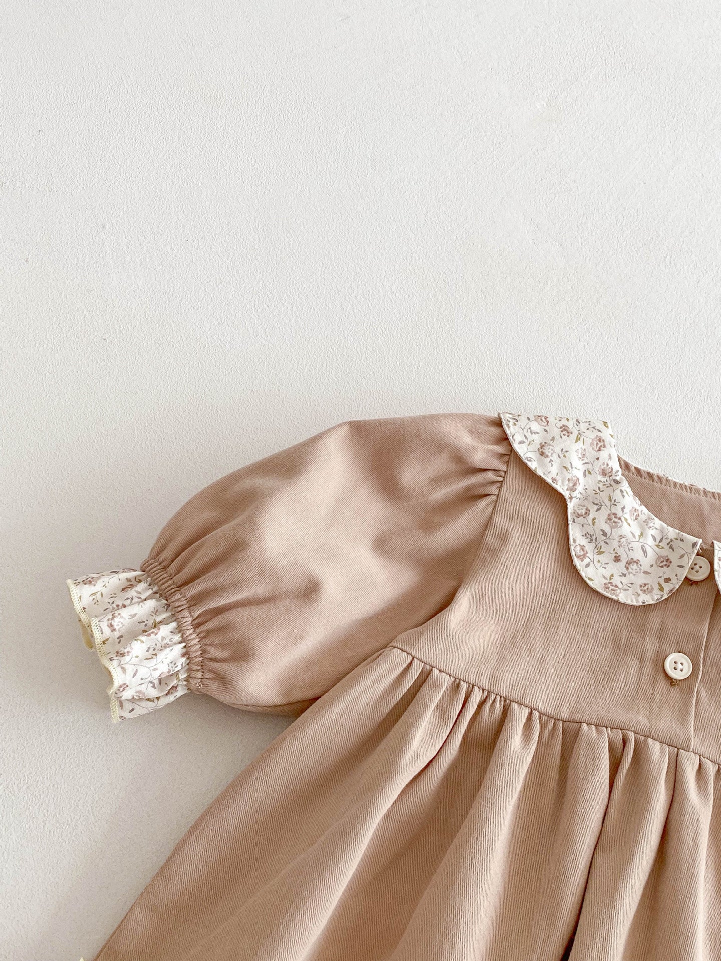 Children's Dress with Flower Bars