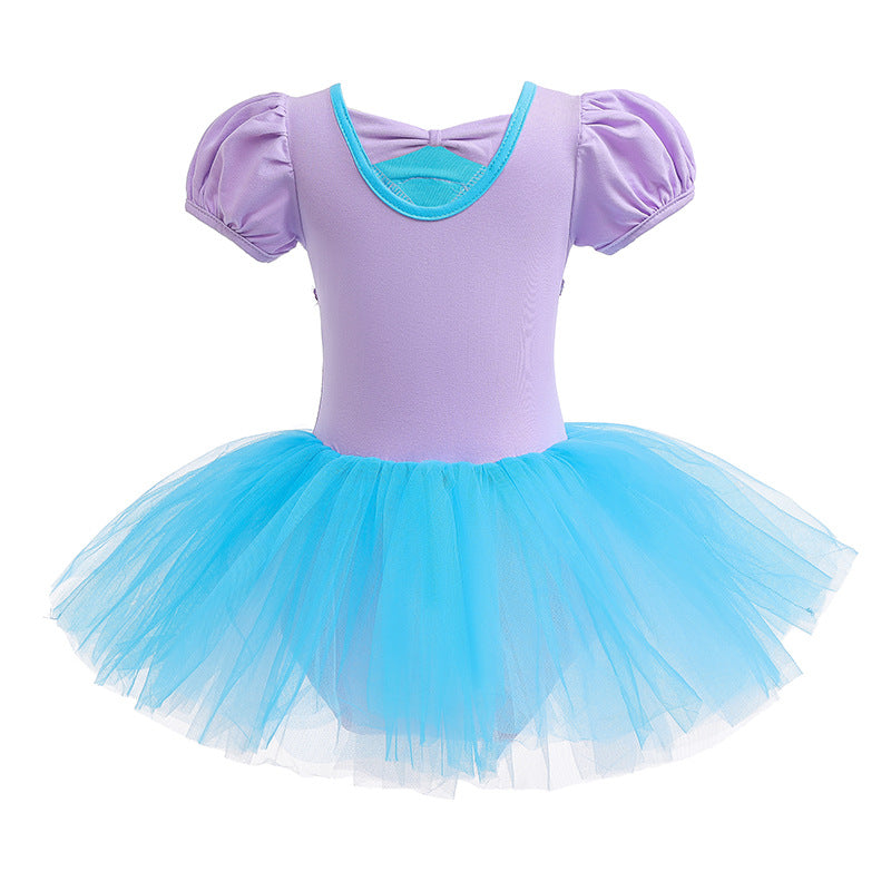 Vestido infantil de princesa sirena