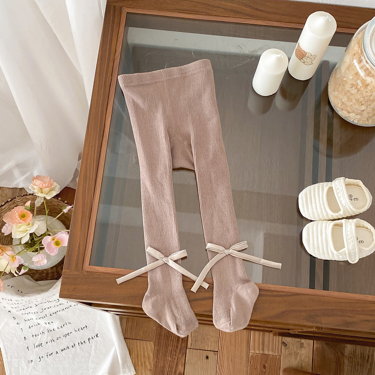 Children's Tights with Bows