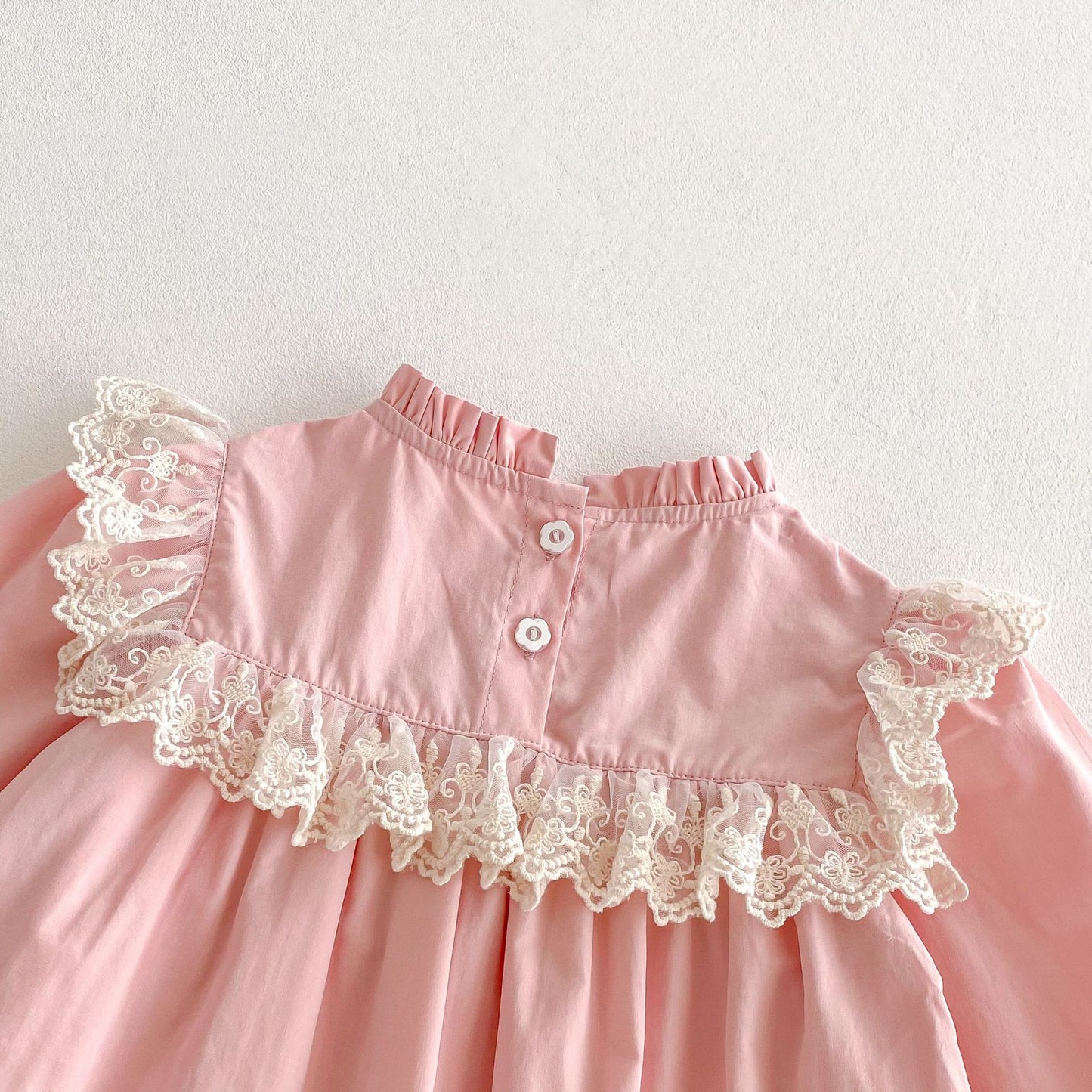 Children's Dress with Embroidery and Bow