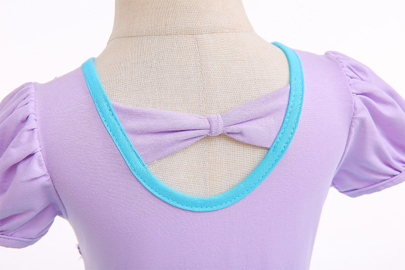 Vestido infantil de princesa sirena