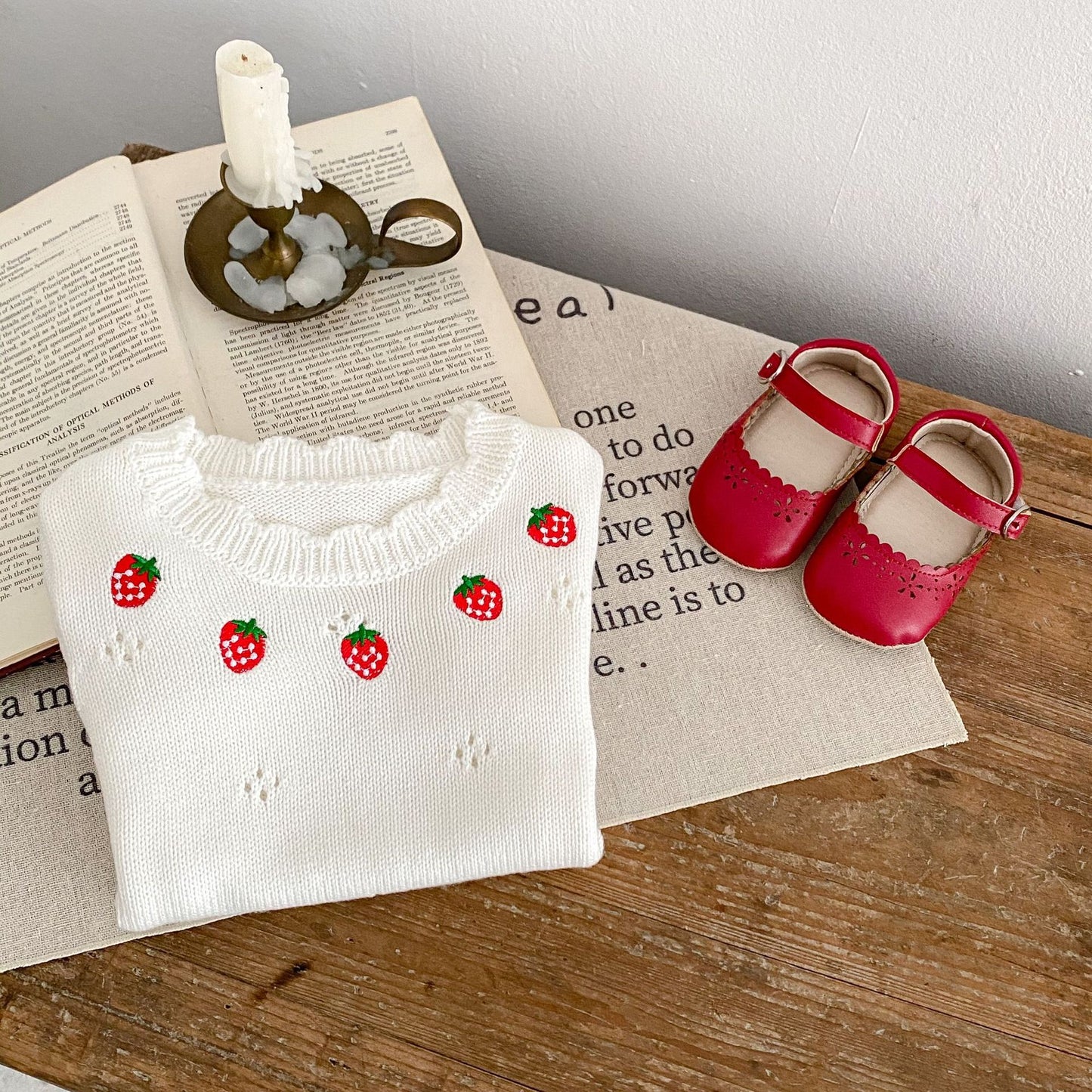 Children's Girls' Knit Strawberry Body