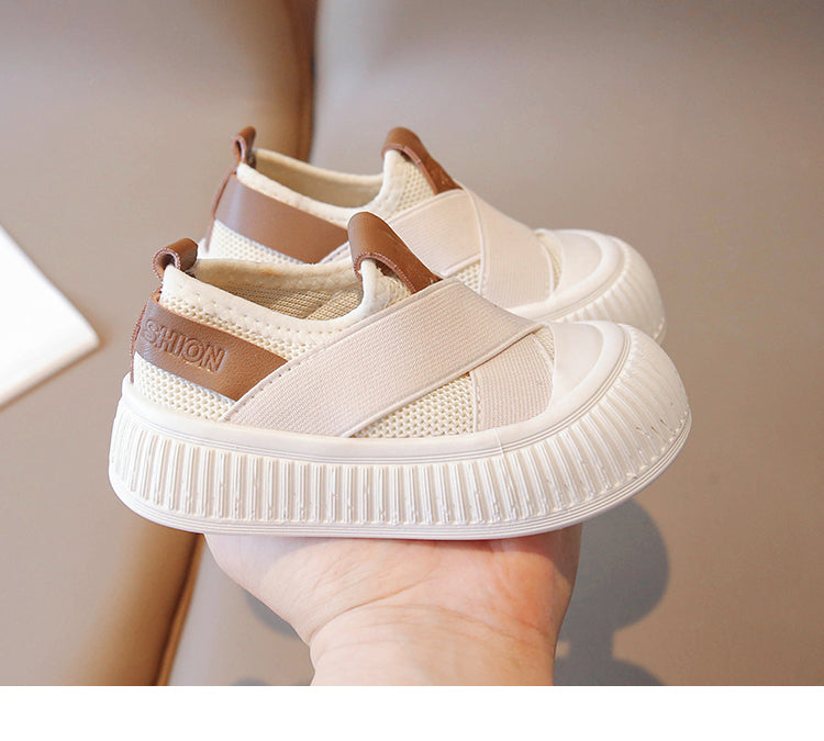Zapatillas trenzadas de moda para niños