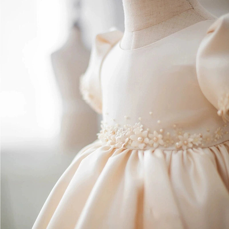 Children's Party Dress with Flowers