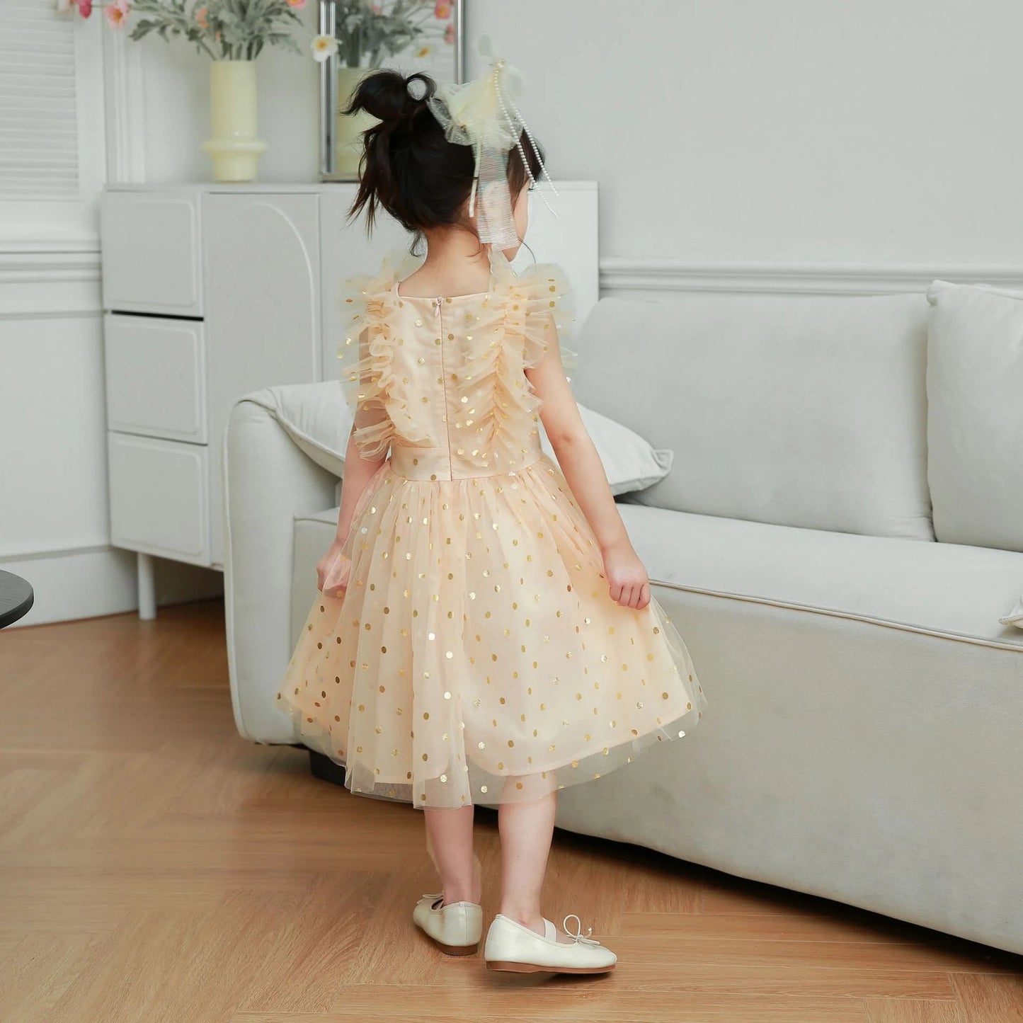 Children's Polka Dot Tulle Dress