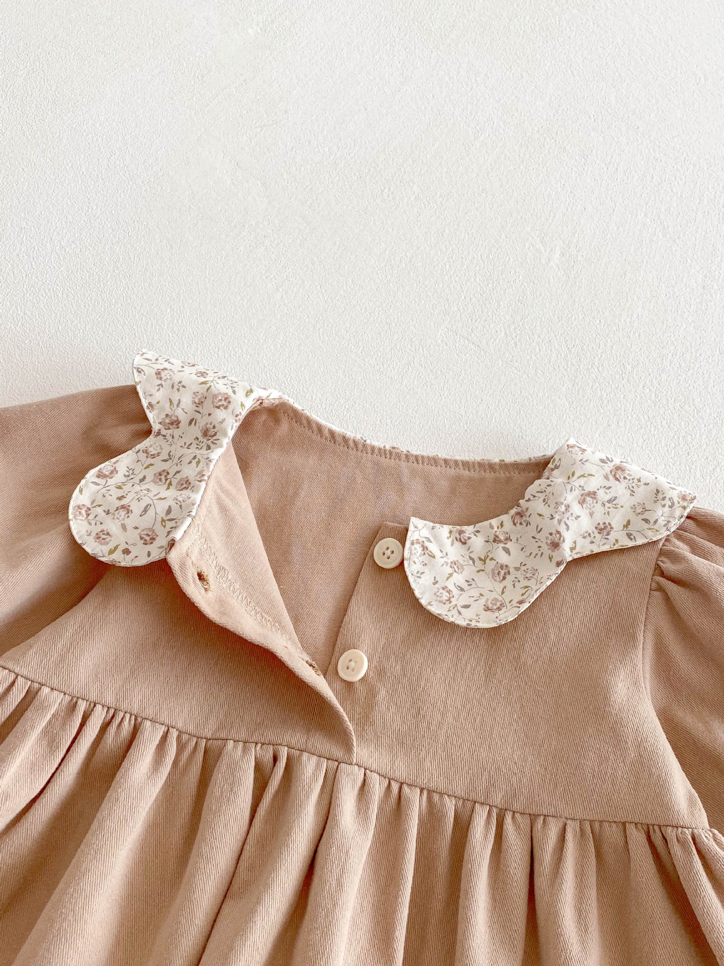 Children's Dress with Flower Bars