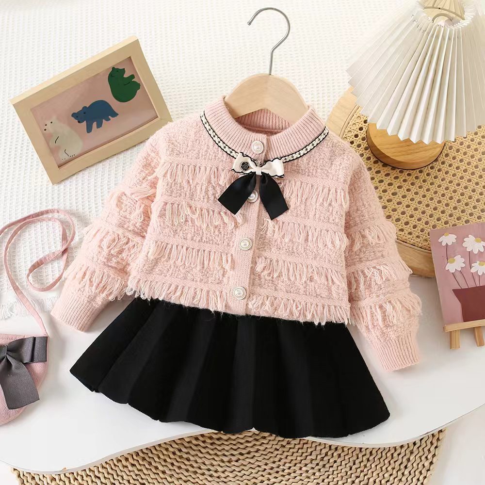 Children's Winter Set with Bow