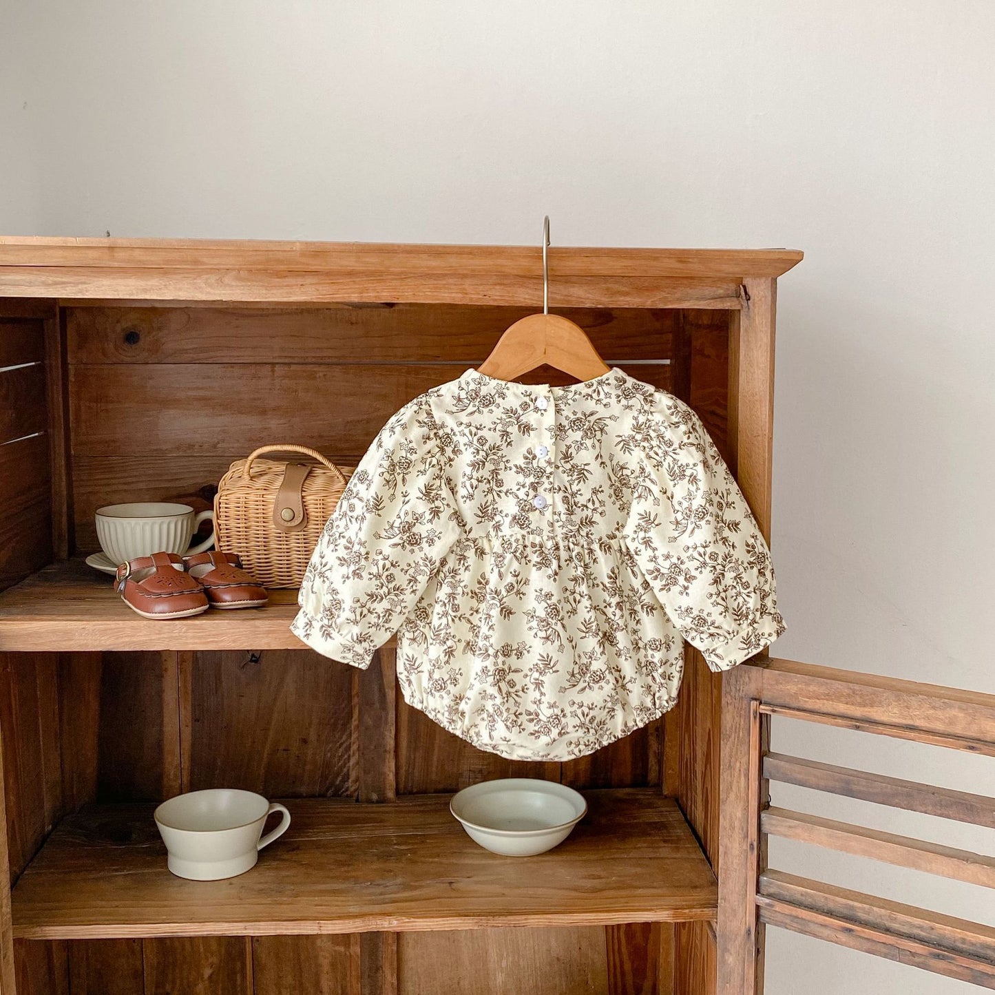 Girls' Floral Bodysuit