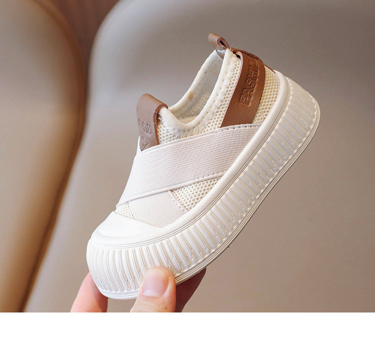Zapatillas trenzadas de moda para niños