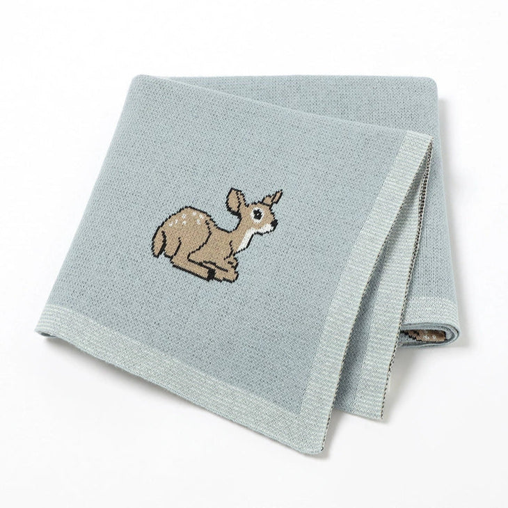 Children's Blanket with Animal Print