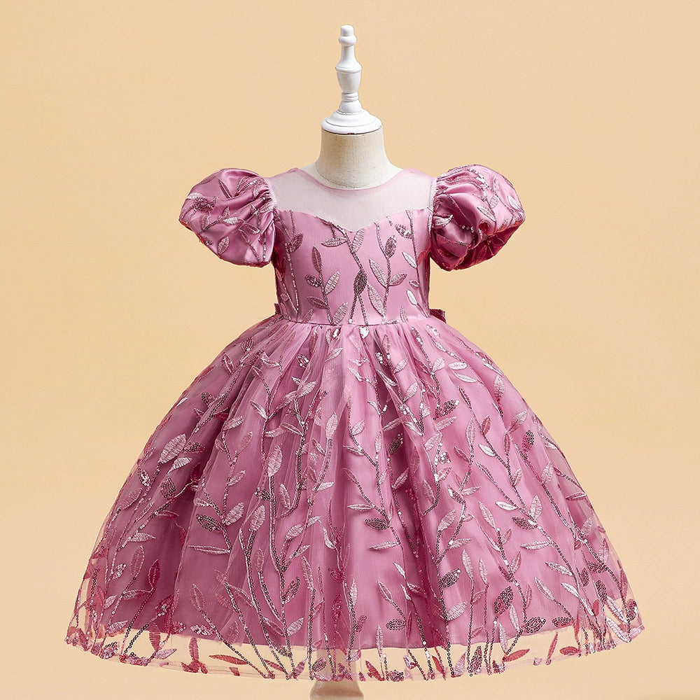 Floral Kids Party Dress