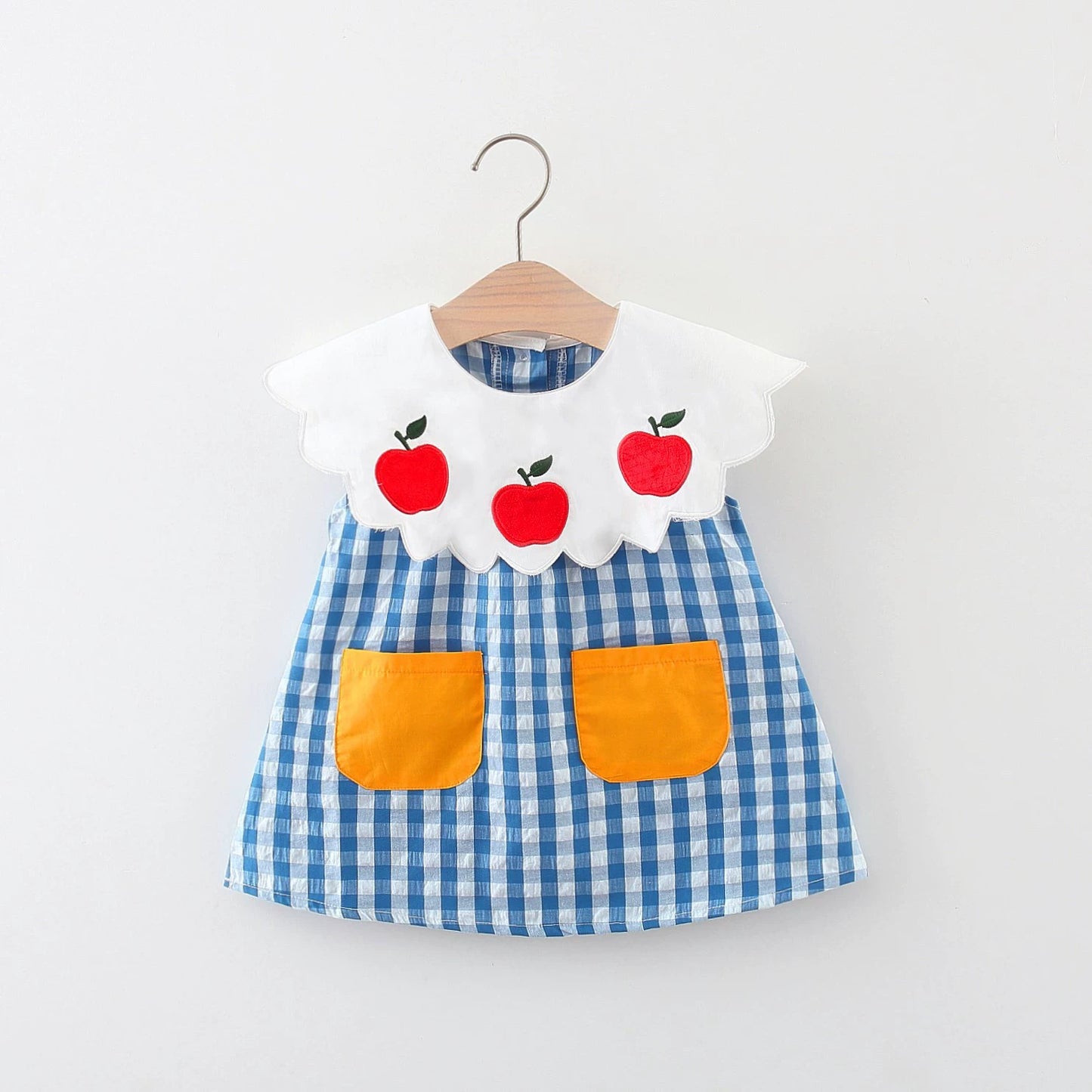 Apple Plaid Children's Dress