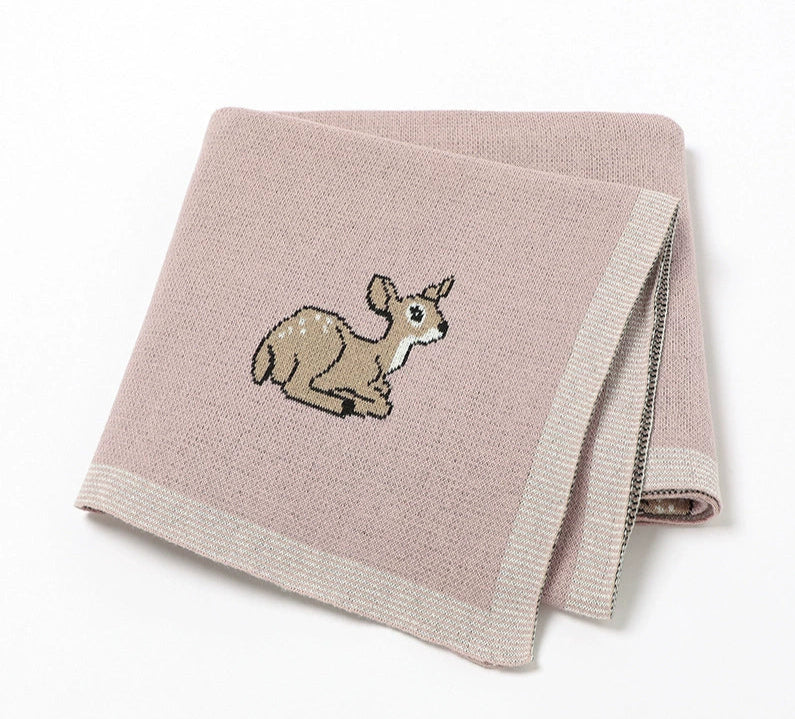 Children's Blanket with Animal Print