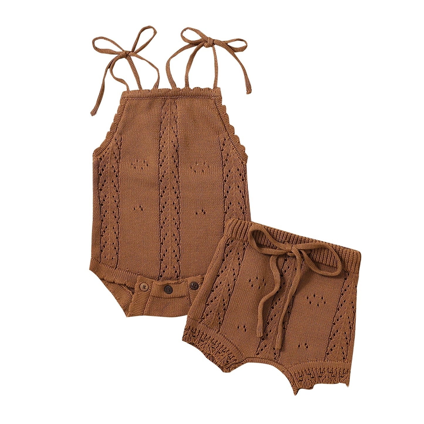 Conjunto vintage de bebé de 2 piezas