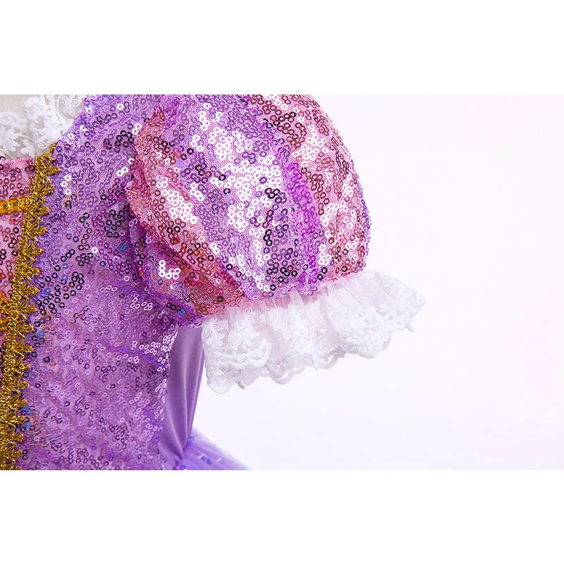 Vestido de fiesta de Rapunzel