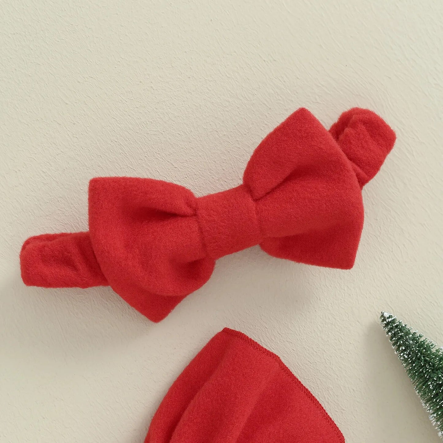 Vestido infantil de Mamá Noel + diadema