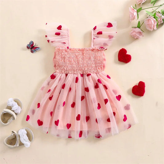 Vestido infantil Little Hearts