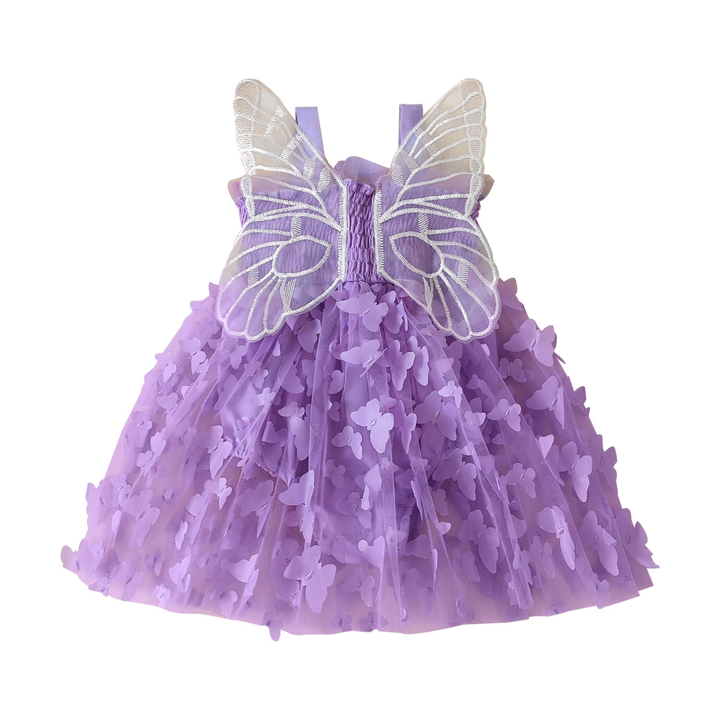 Vestido de mariposa con alas