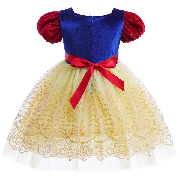 Vestido de princesa de terciopelo