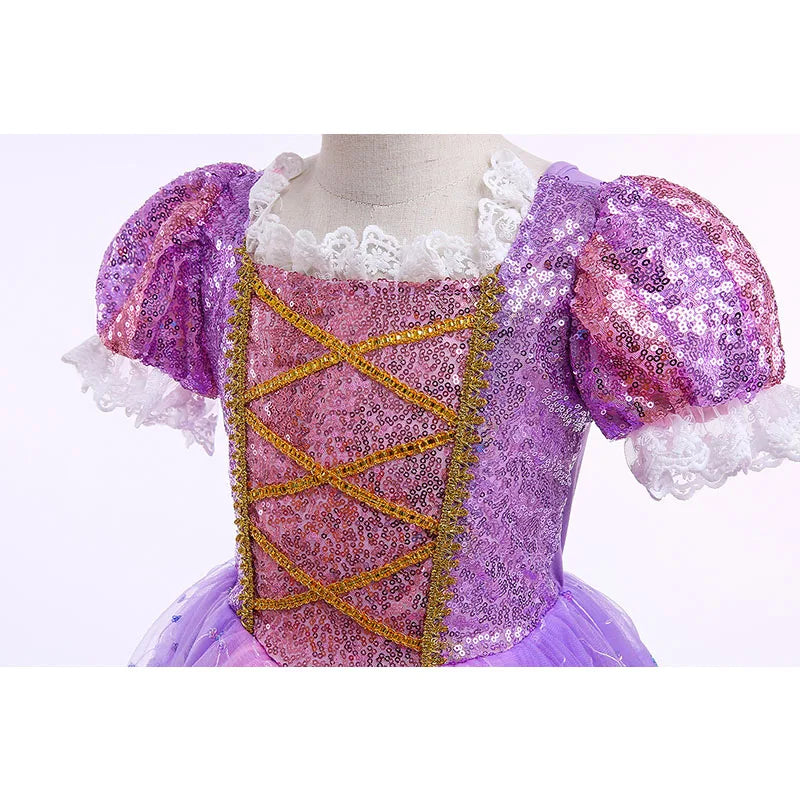 Vestido de fiesta de Rapunzel