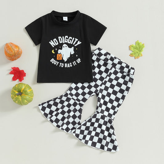 Conjunto infantil con pantalón Flair Checkered