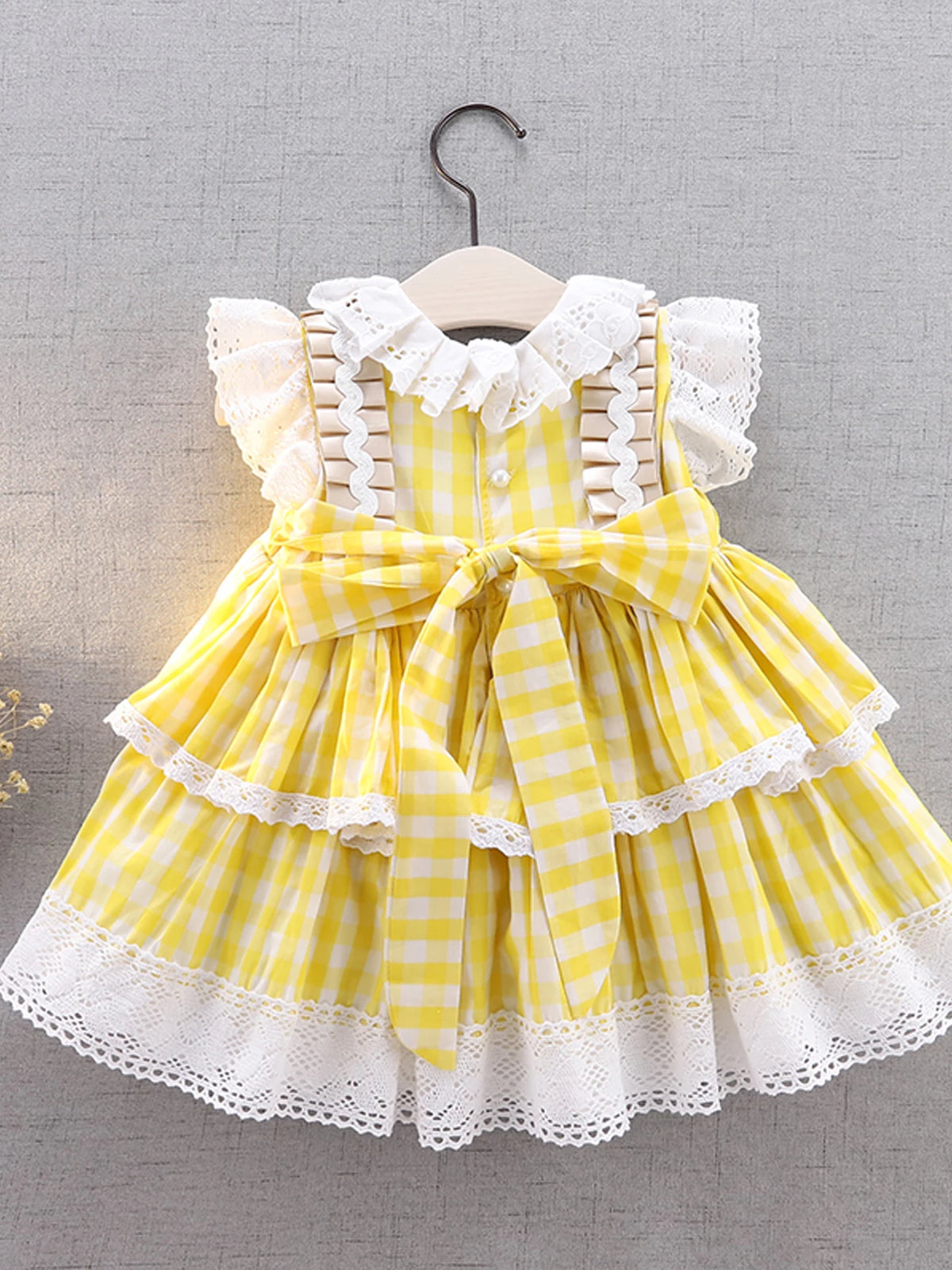 Round Neck Dress Children Mesh Tulle Dress