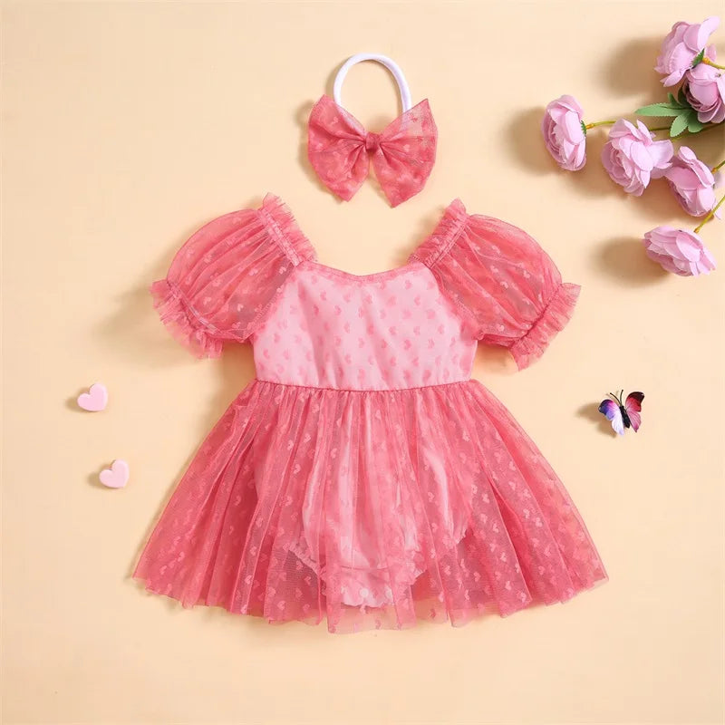 Body infantil Corazones + Lazo