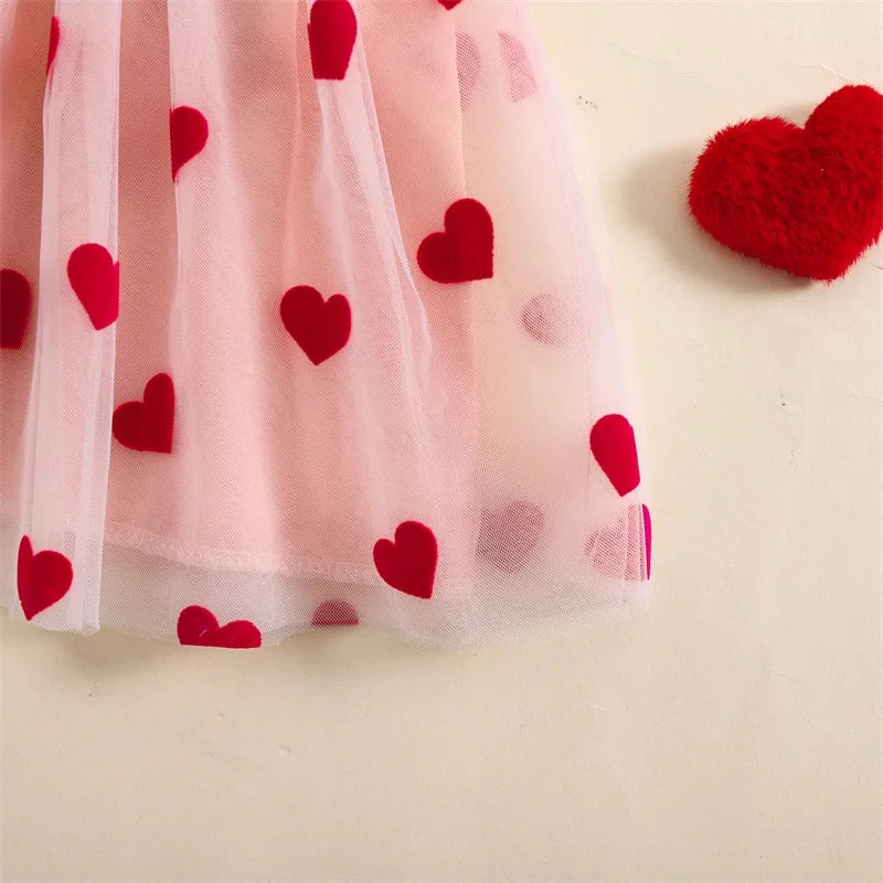 Vestido infantil Little Hearts