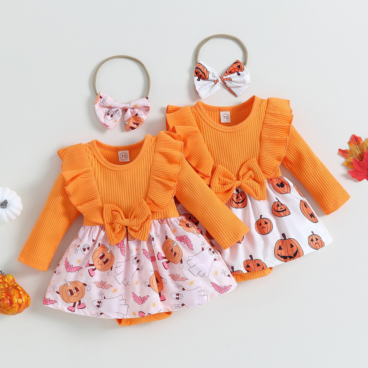 Body Vestido de calabaza para niños