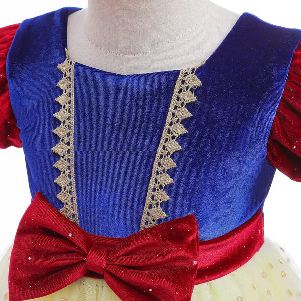 Vestido de princesa de terciopelo
