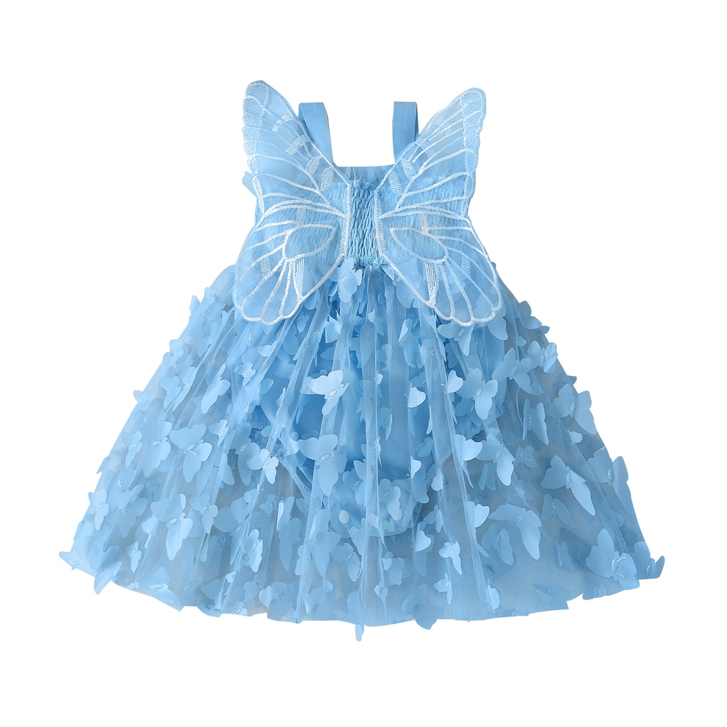 Vestido de mariposa con alas