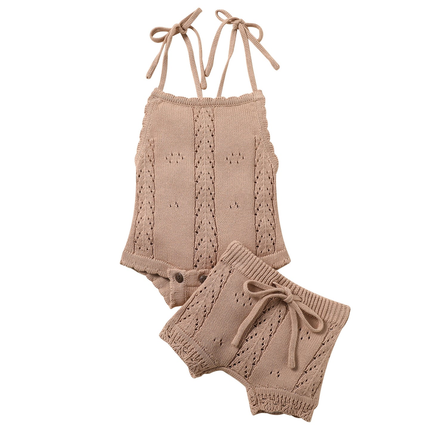 Conjunto vintage de bebé de 2 piezas