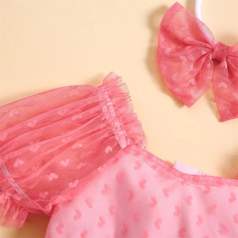 Body infantil Corazones + Lazo