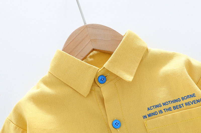 Conjunto infantil de 3 piezas oso con vaqueros