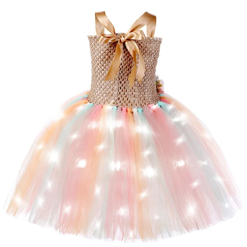 Girls Butterfly Fairy Tulle Dress