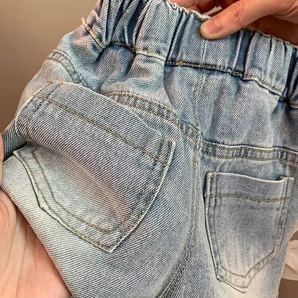 شورت جينز بلوسوم للبنات الرضع