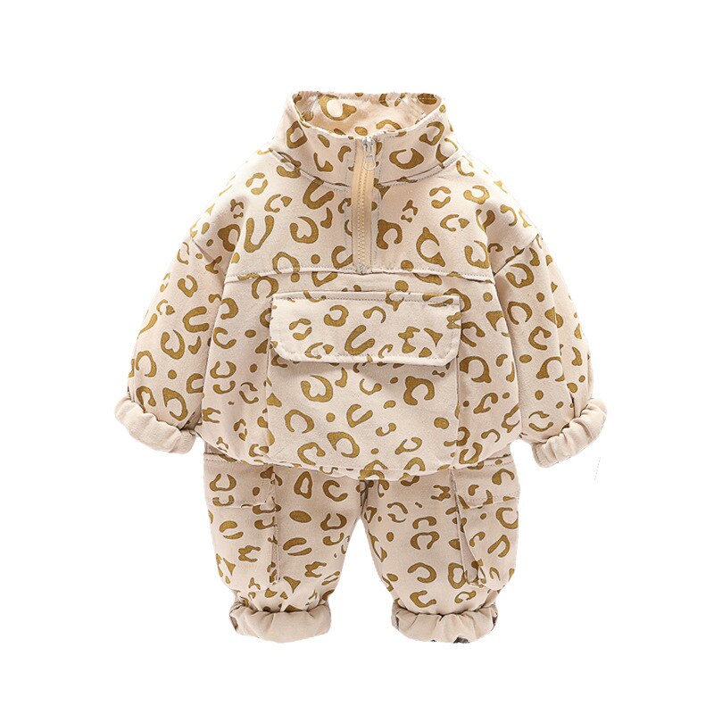 Conjunto infantil estampado de invierno